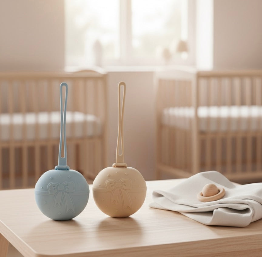 The La Beba Silicone Pacifier Travel Pod
