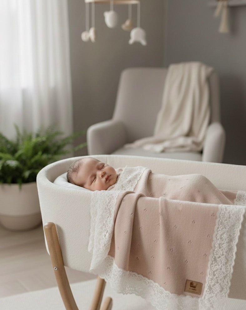 The Lace Knit Heirloom Blanket