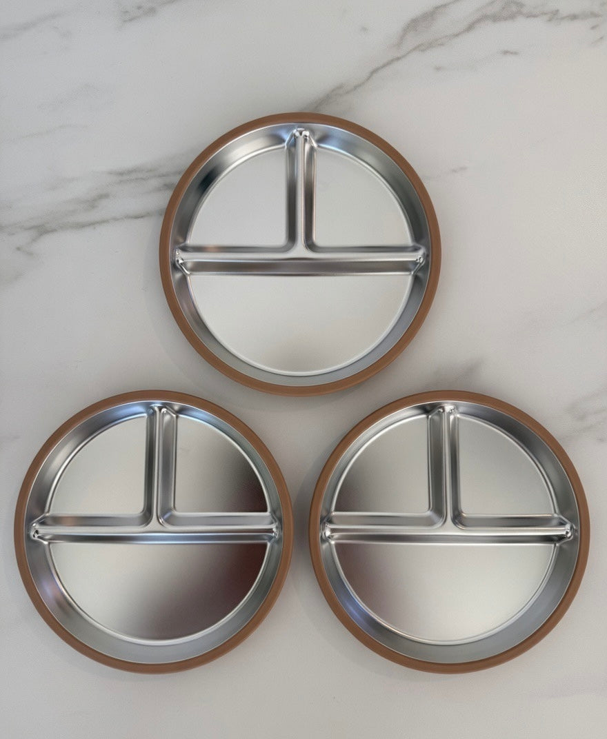 The Premium 5-Piece Silicone & Steel Dining Set