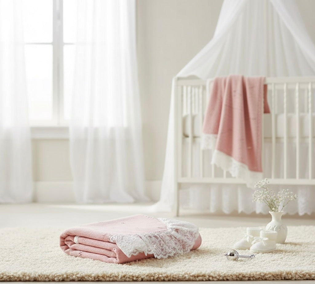 The Lace Knit Heirloom Blanket