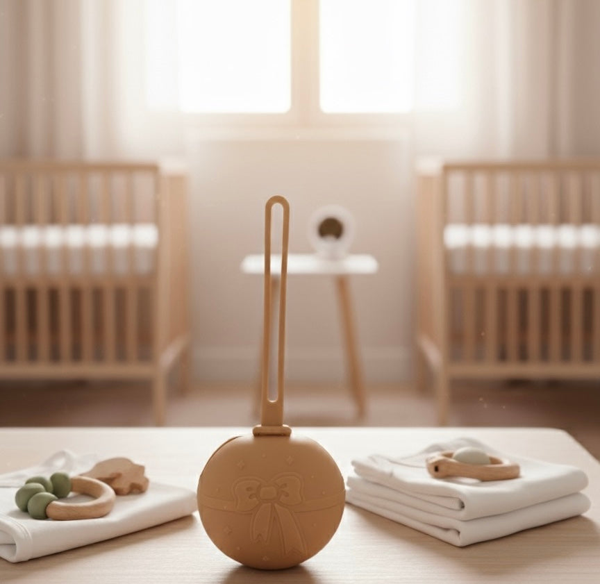 The La Beba Silicone Pacifier Travel Pod